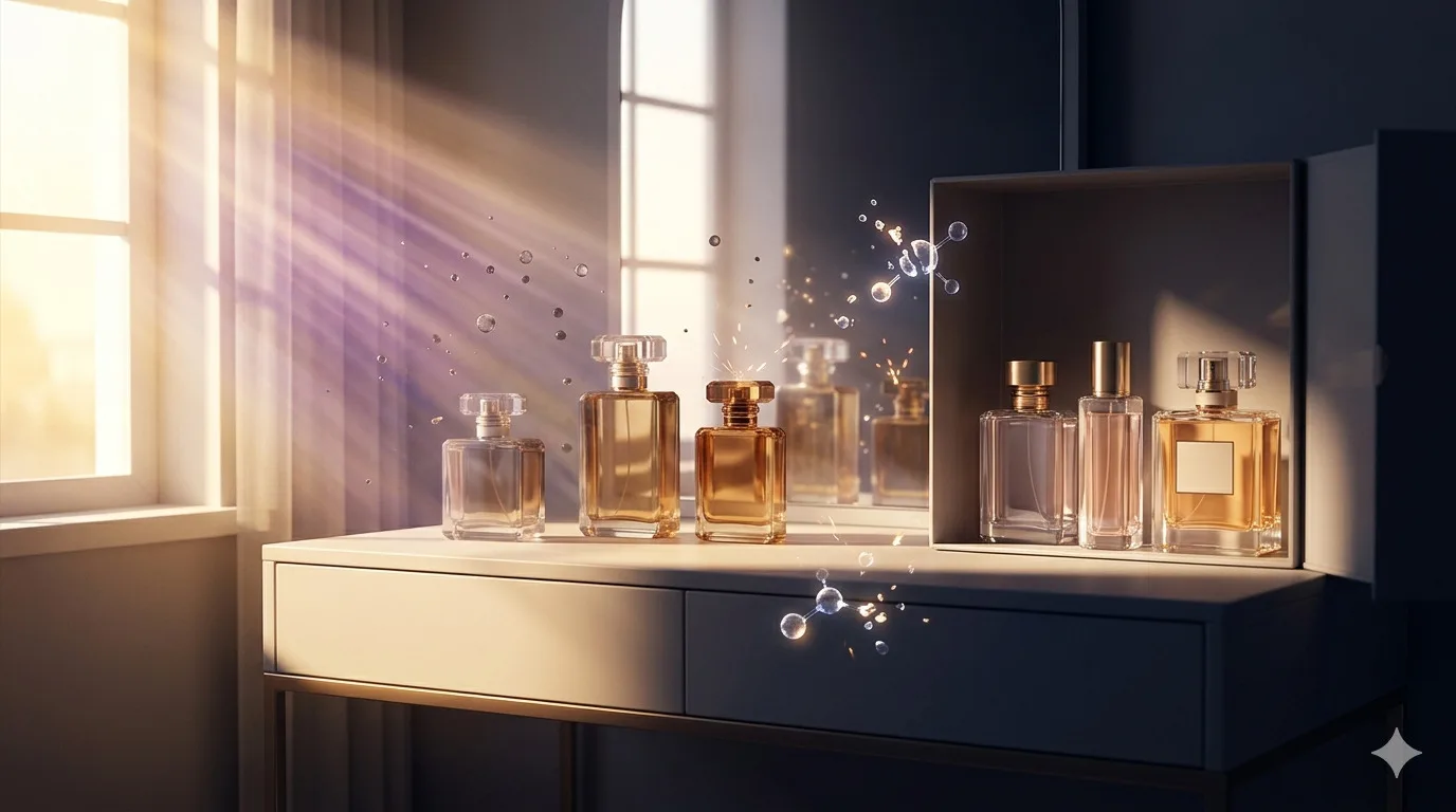 Post O impacto da luz UV nos perfumes: como proteger sua coleção do sol